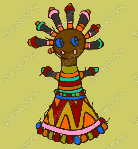 African doll