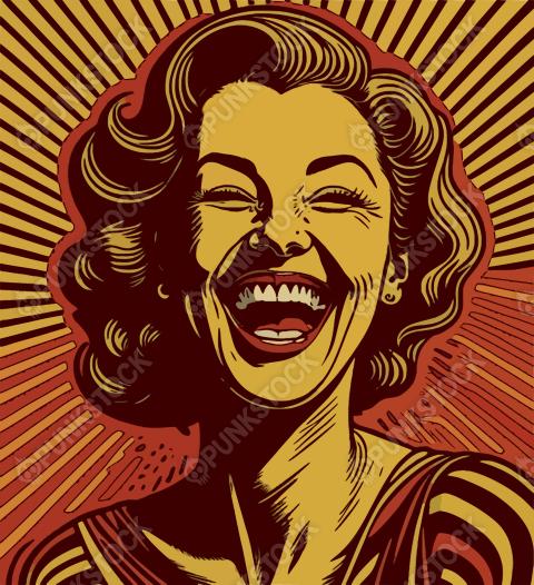 Laughing woman