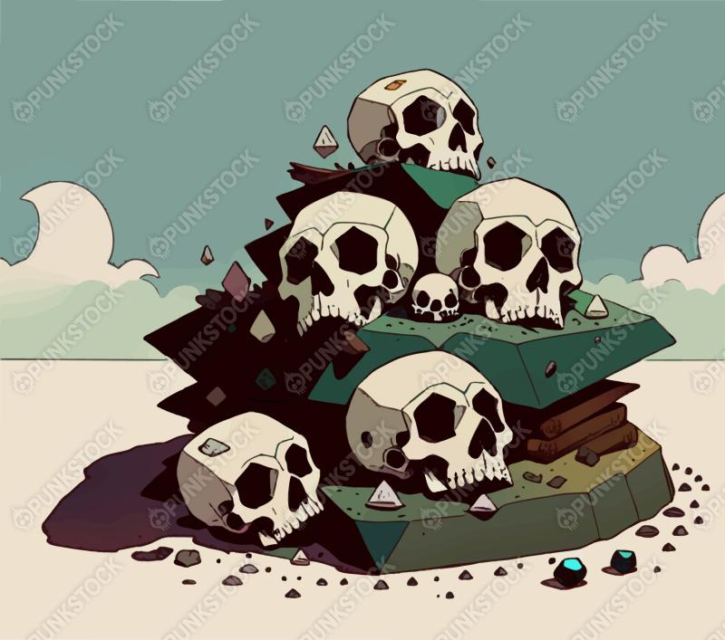Pile of skulls