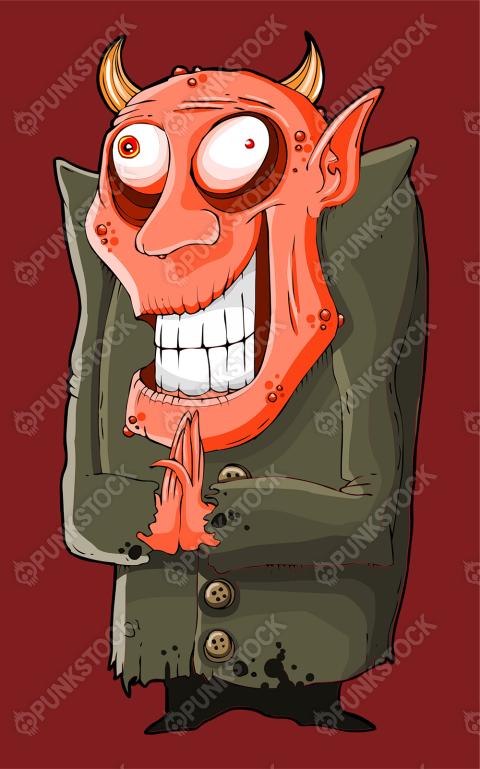 Smiling devil