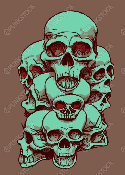 Stack of skulls