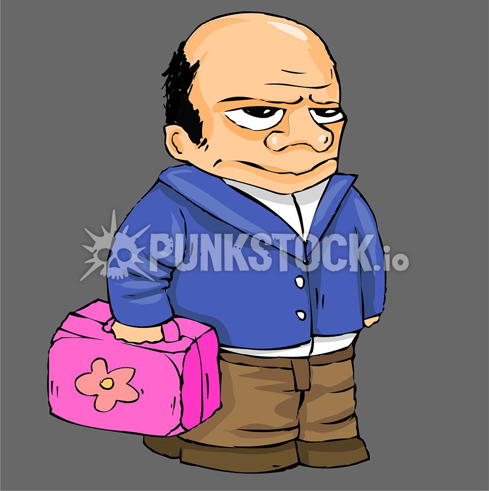 Boss suit angry vector graphic