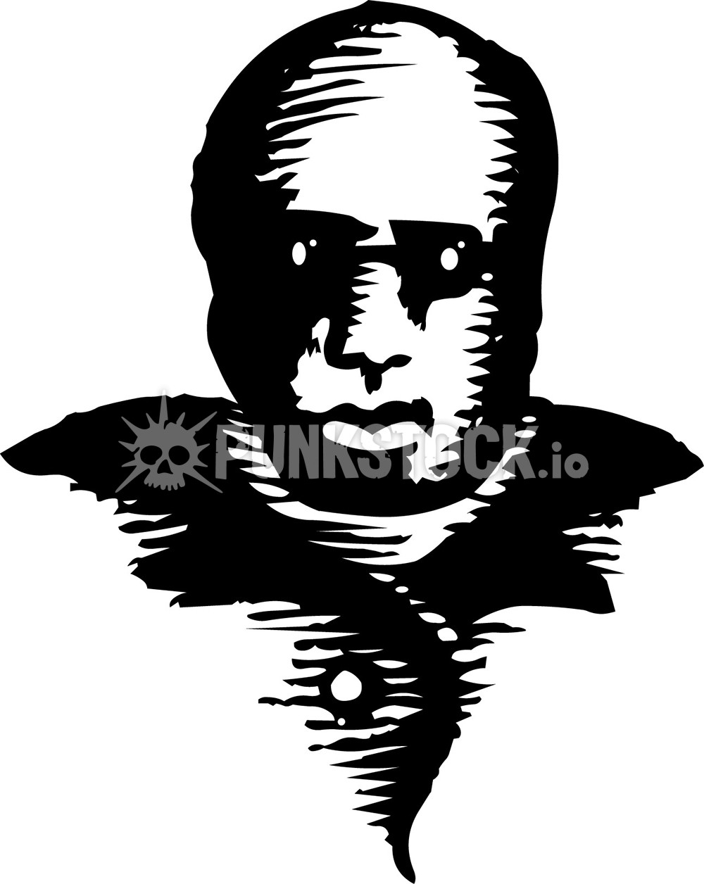 Man guy face vector graphic