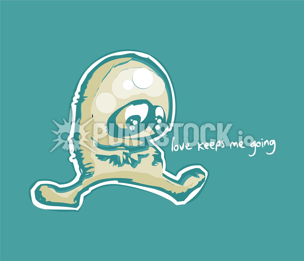 Sad lonely depressed vector graphic