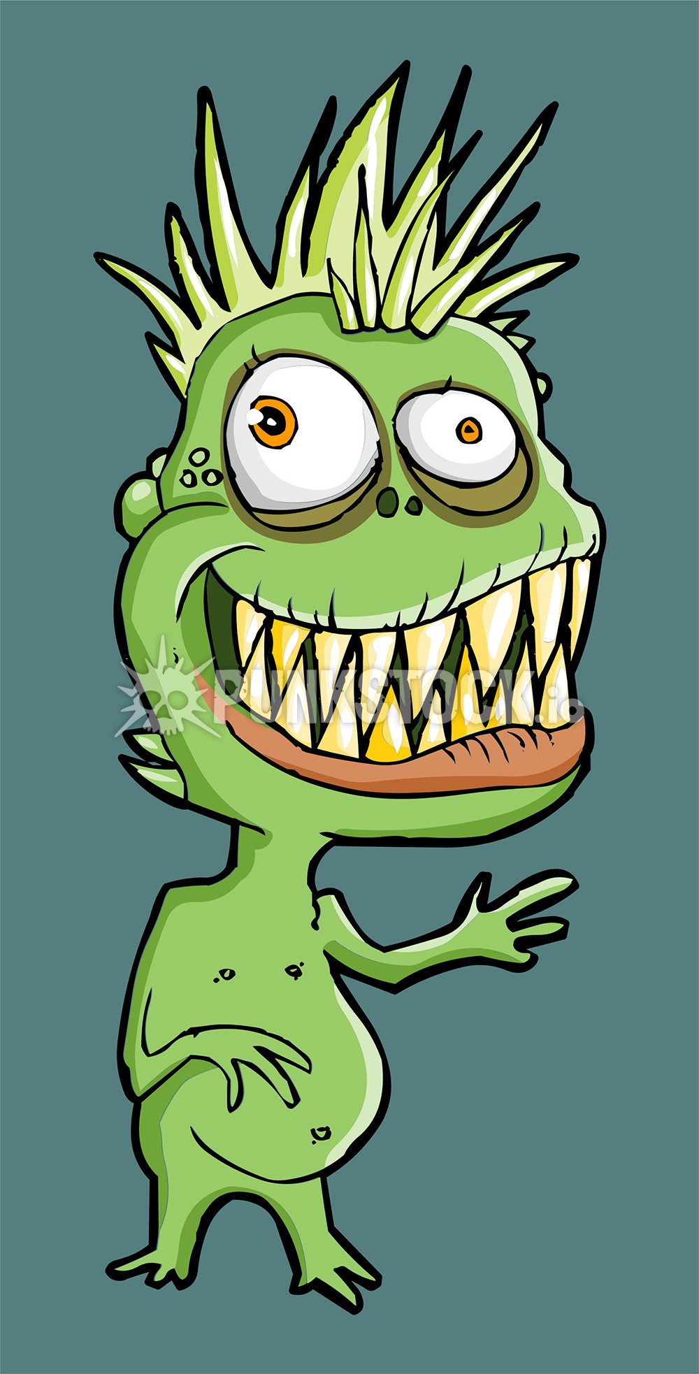 Monster monsters fangs vector graphic