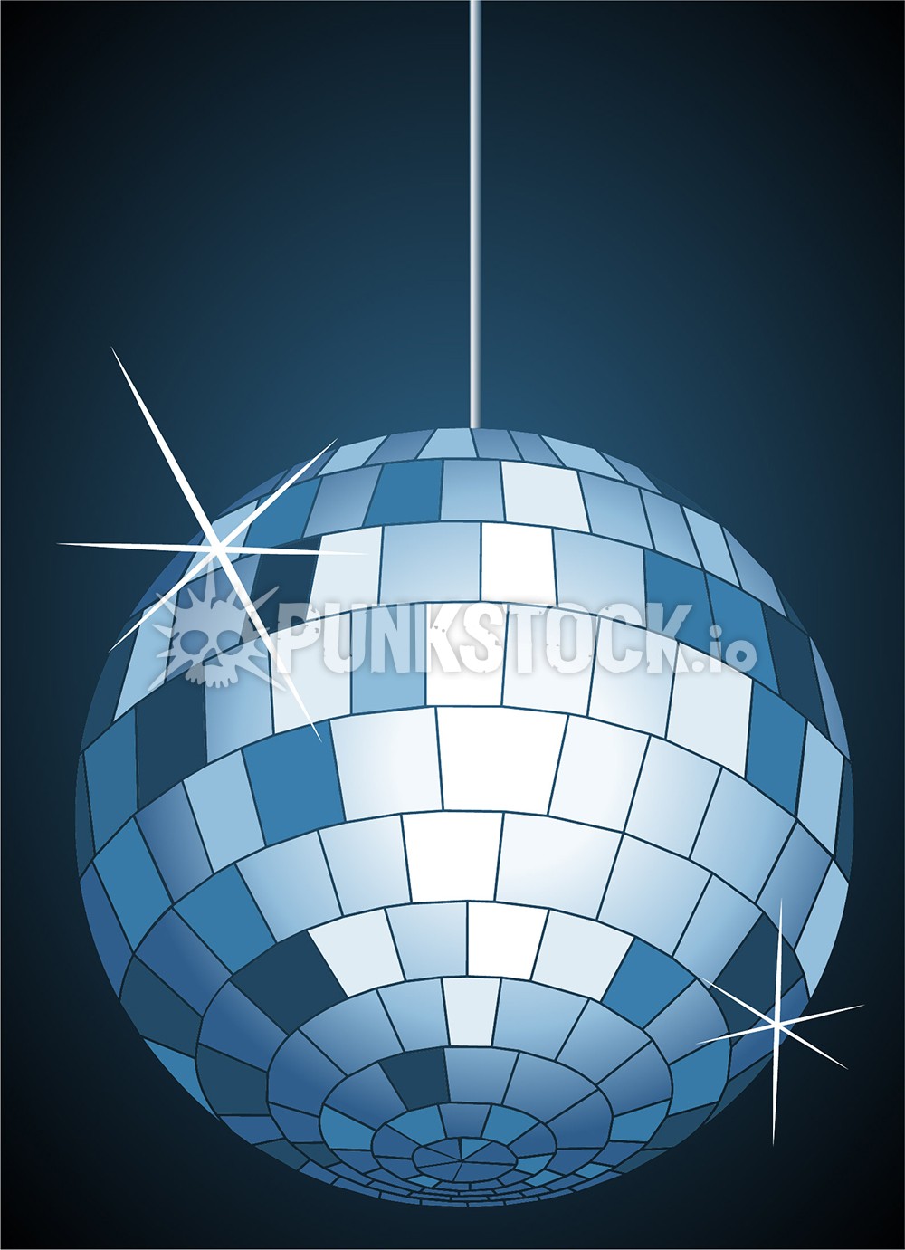 Disco mirrorball mirror ball vector graphic