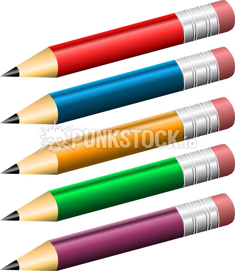 Pencil pencils color pencils vector graphic