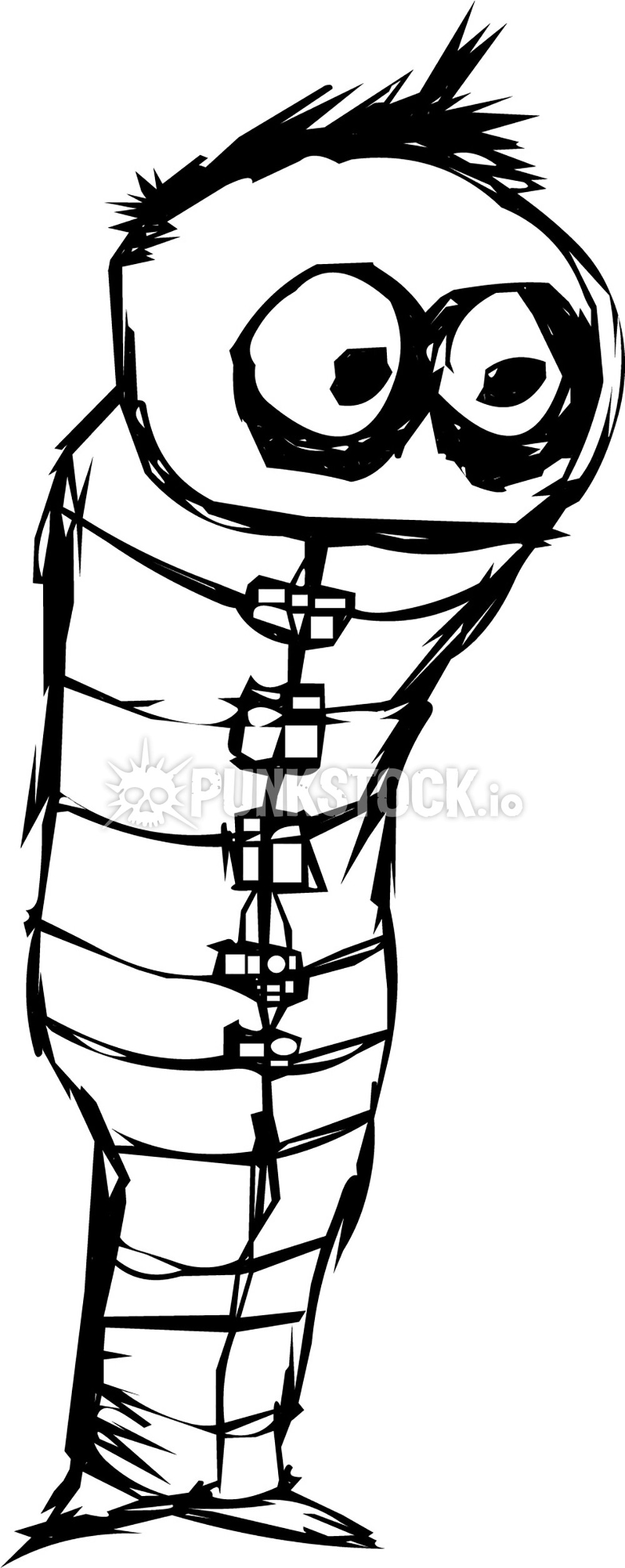 Straitjacket straightjacket strait vector graphic