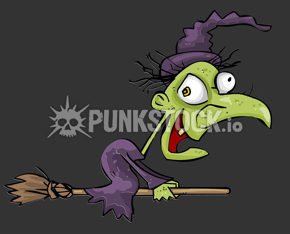Witch halloween haloween vector graphic