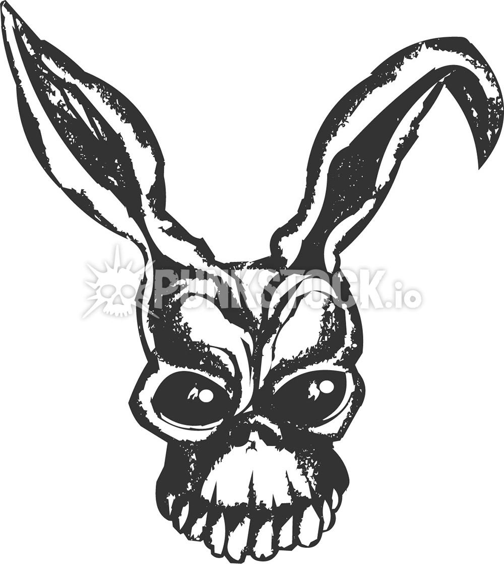 Donnie darko frank frank the bunny vector graphic