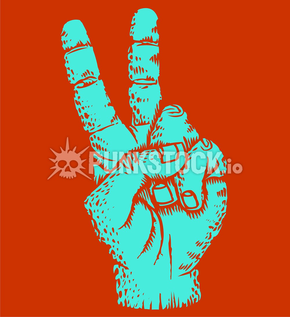 Hand hands severed vector graphic