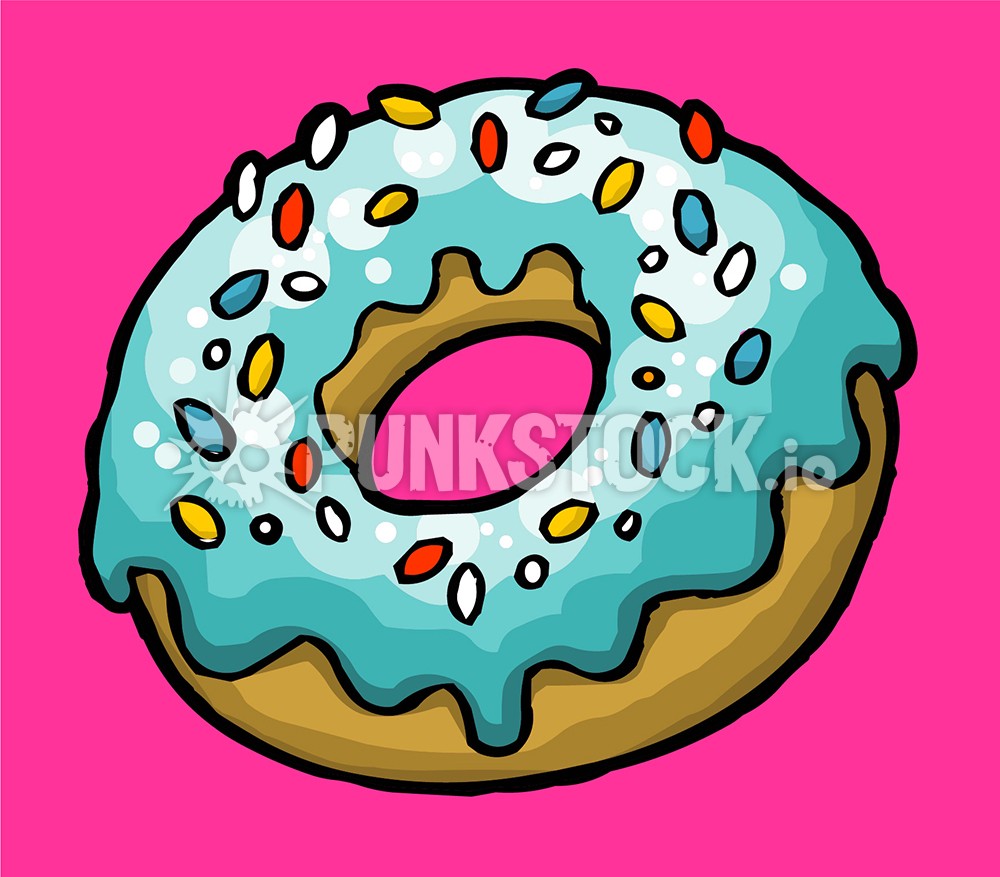 Donut doughnut simpsons vector graphic