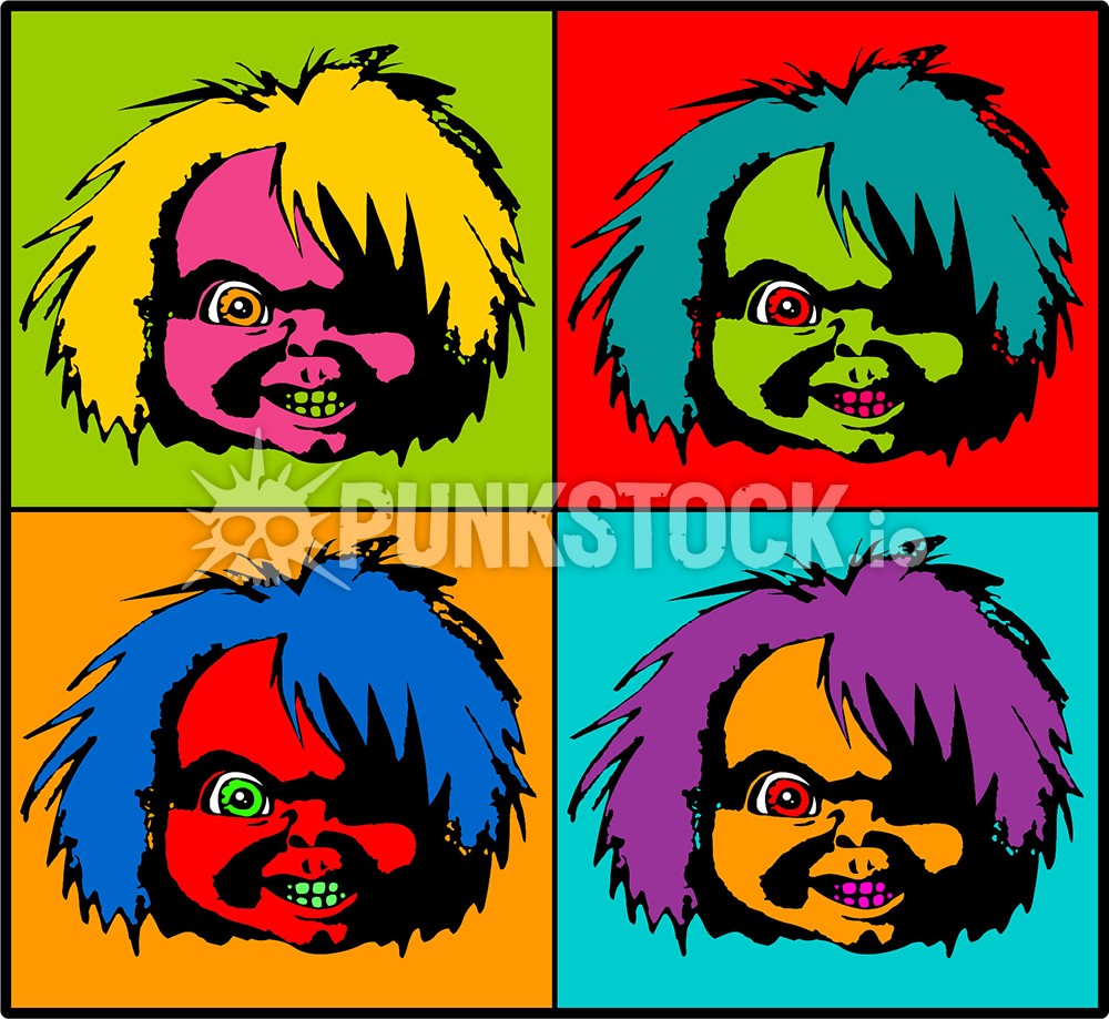 Child's play childs play chucky vector graphic