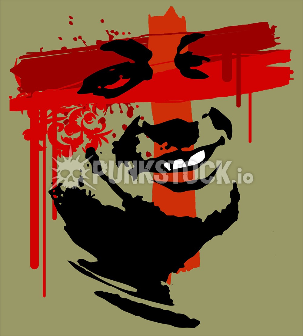 Sketch sketched joker vector graphic