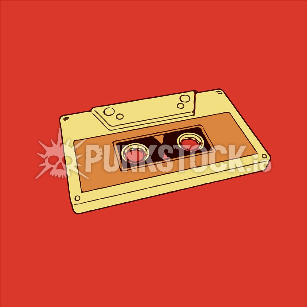 Tape tapes cassette vector graphic