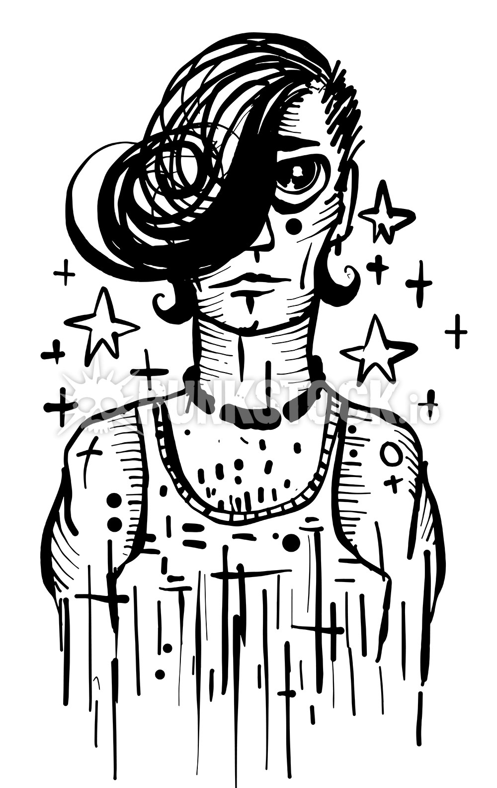 Sketch doodle drawing vector graphic