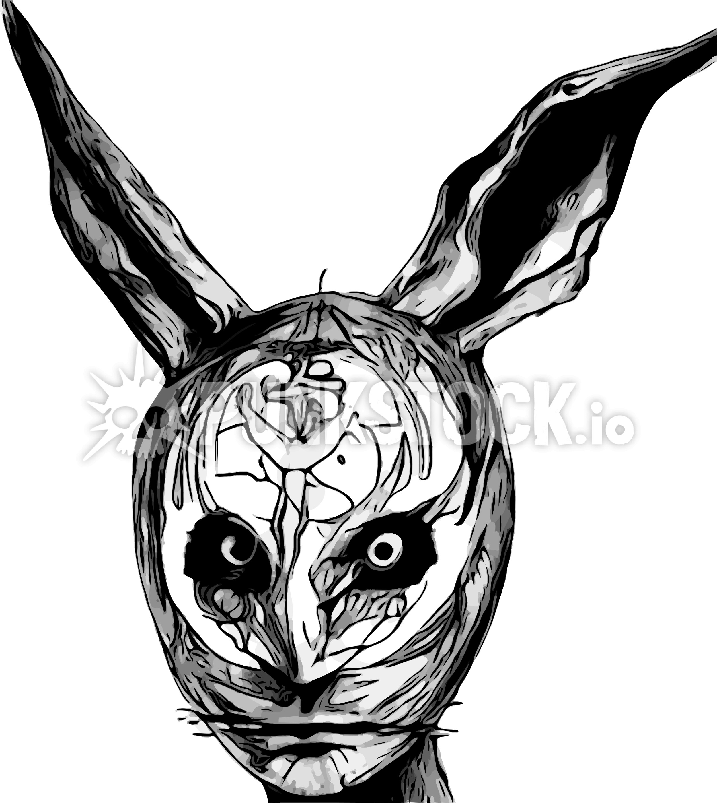 Frank bunny rabbit vector graphic