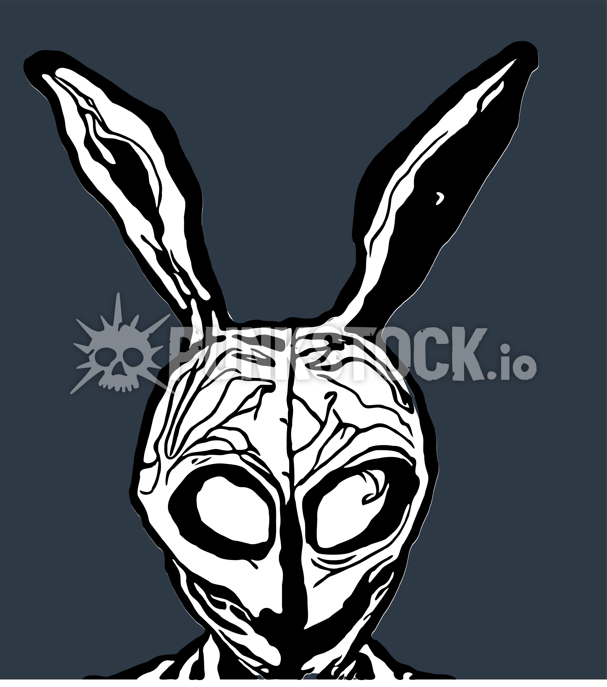 Frank bunny rabbit vector graphic