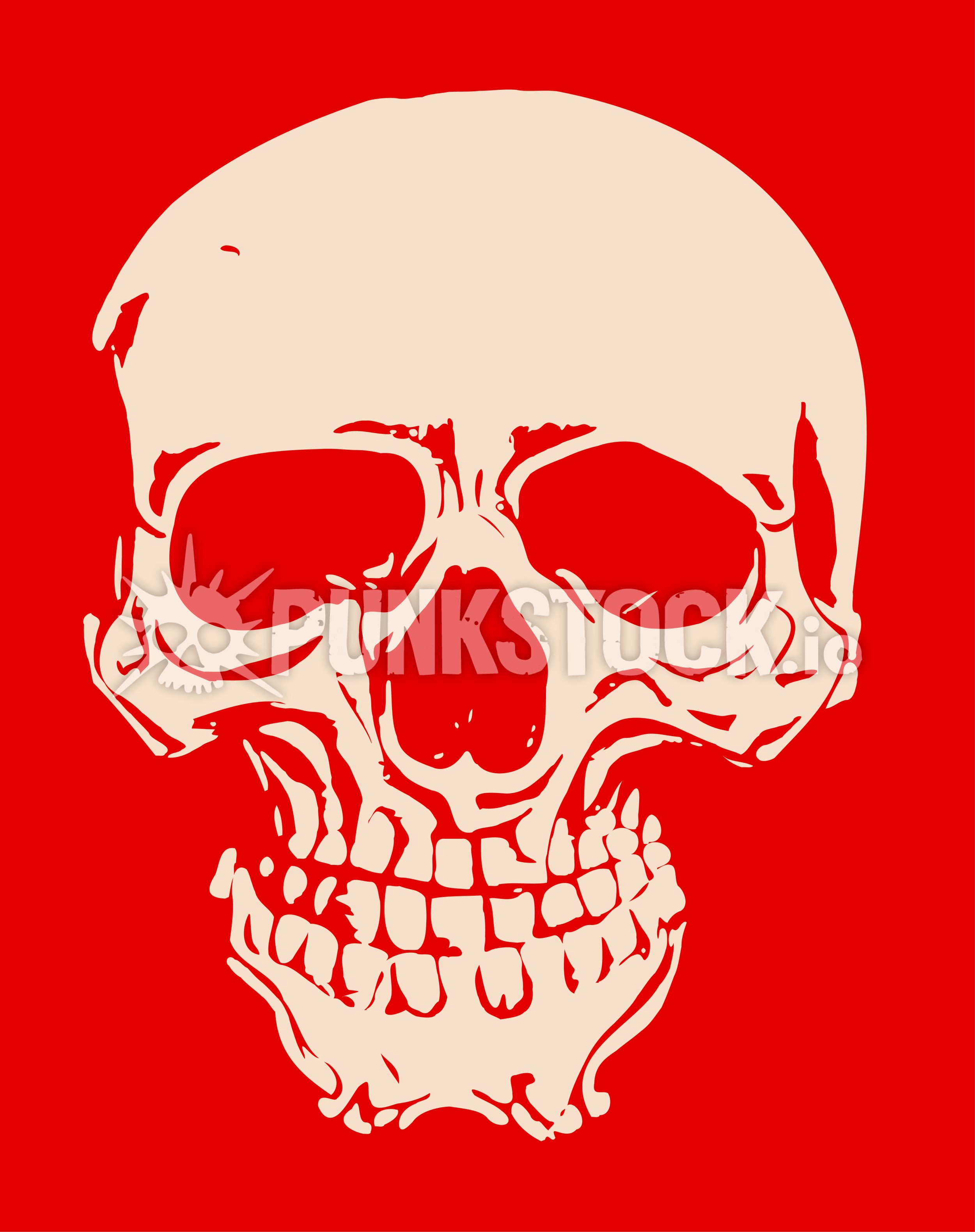 Skull skulls print vector graphic