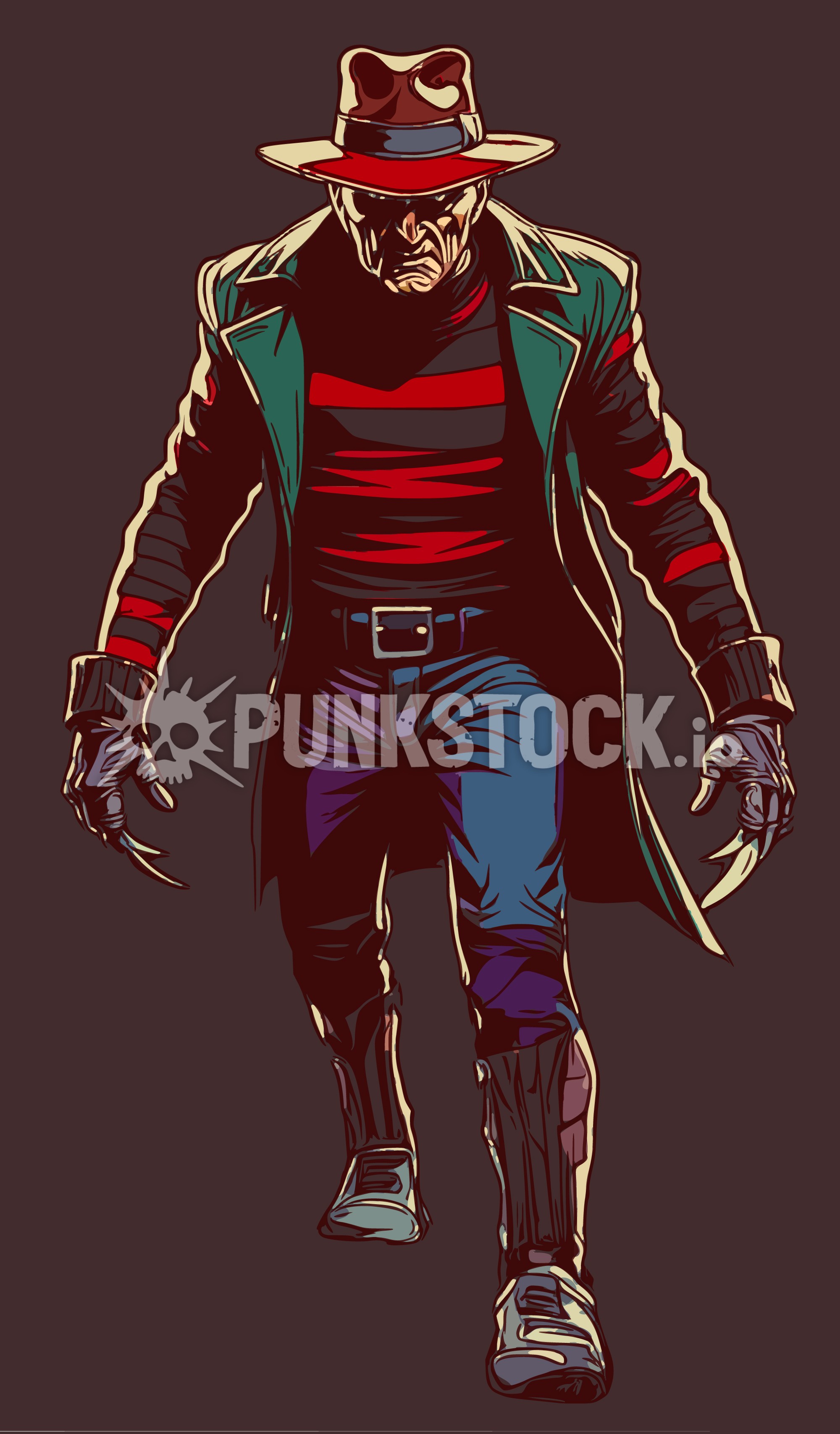 Freddy kruger krueger vector graphic