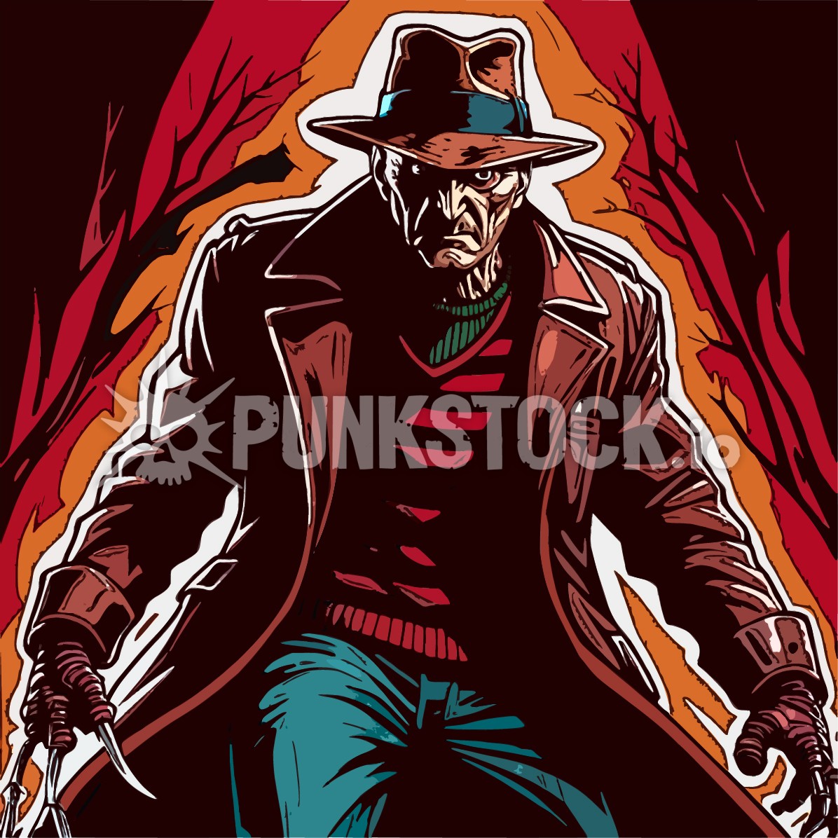 Freddy small tiny vector graphic