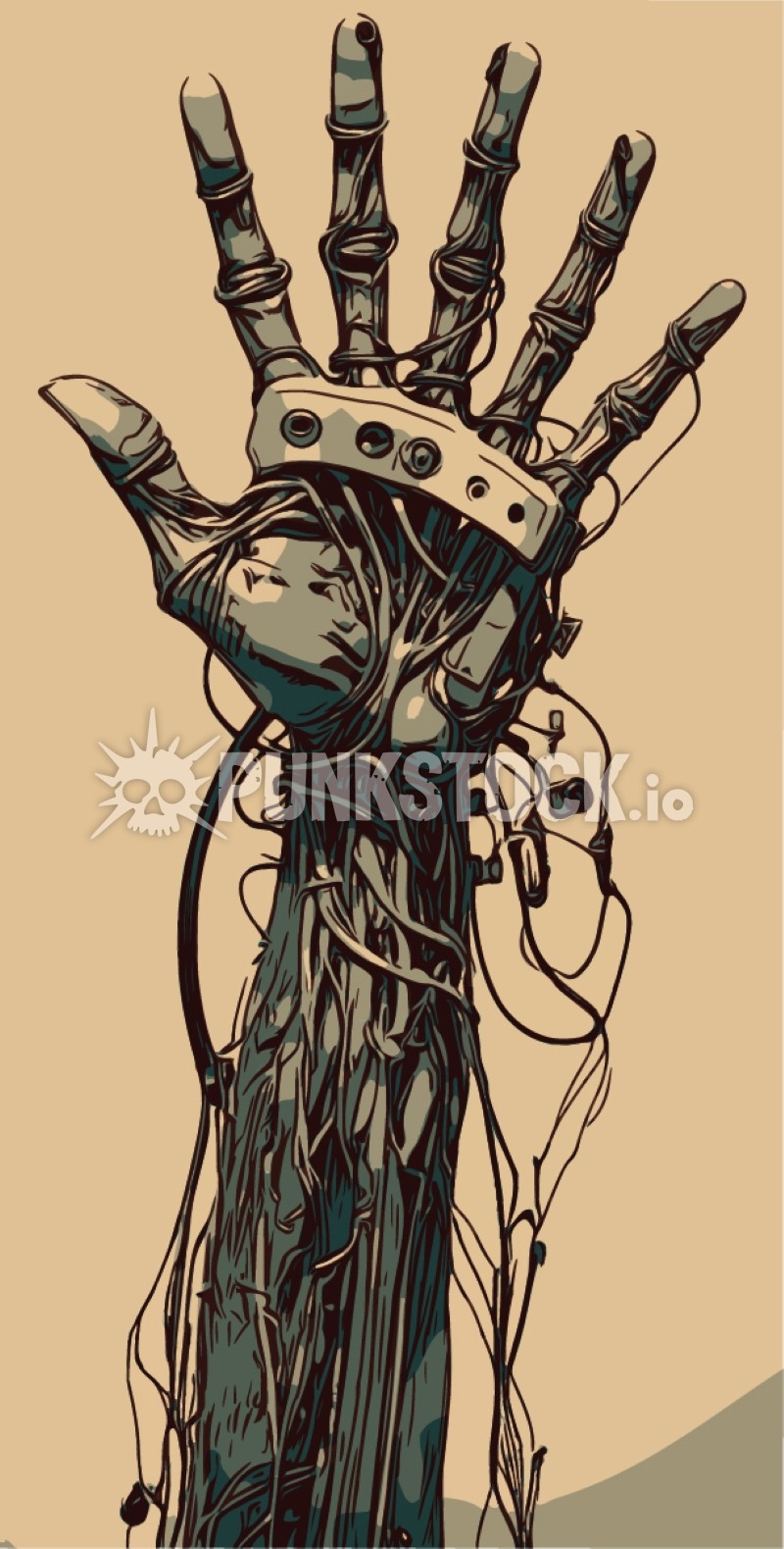 Hand hands fingers vector graphic
