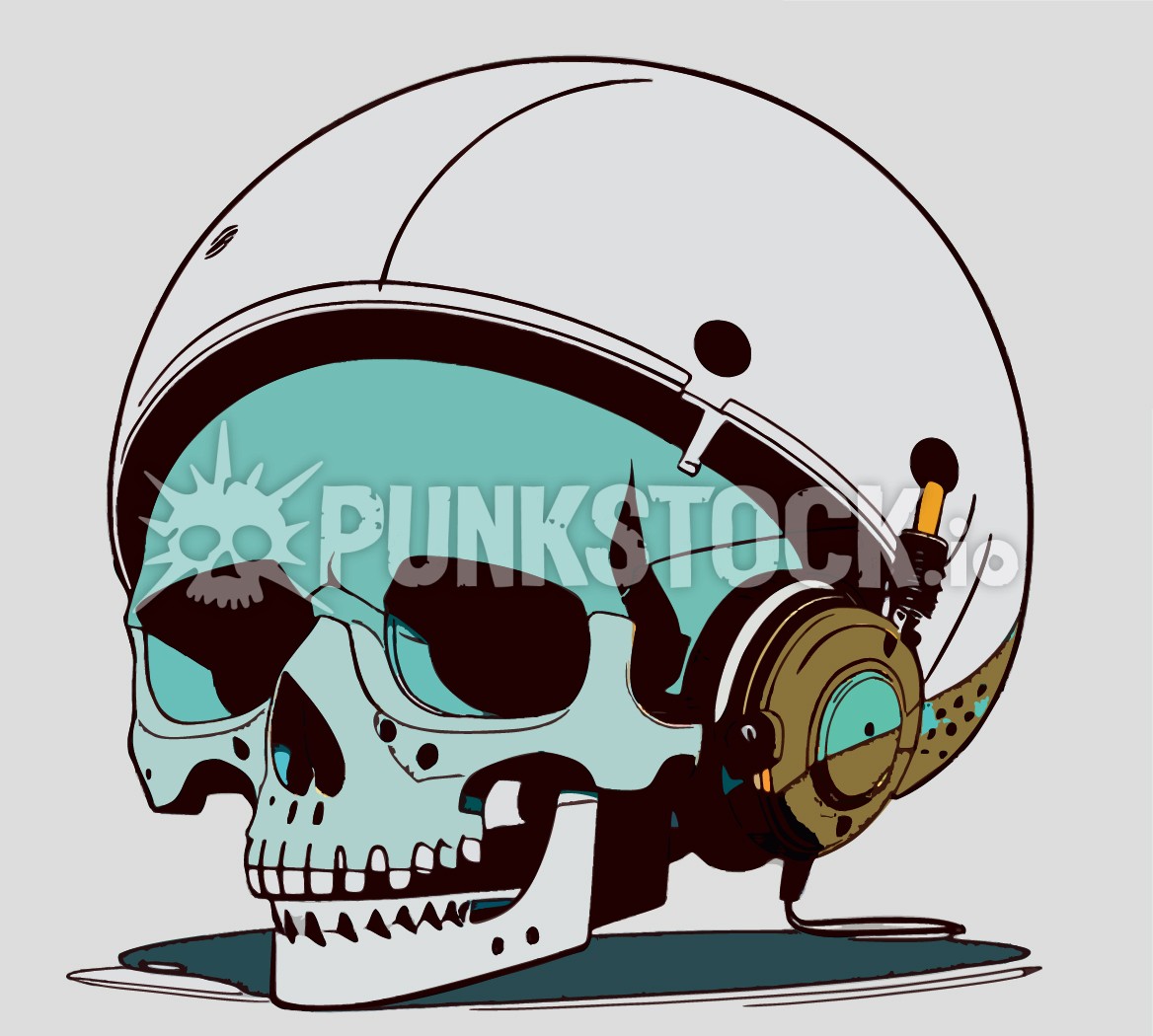Skull skulls music vector graphic