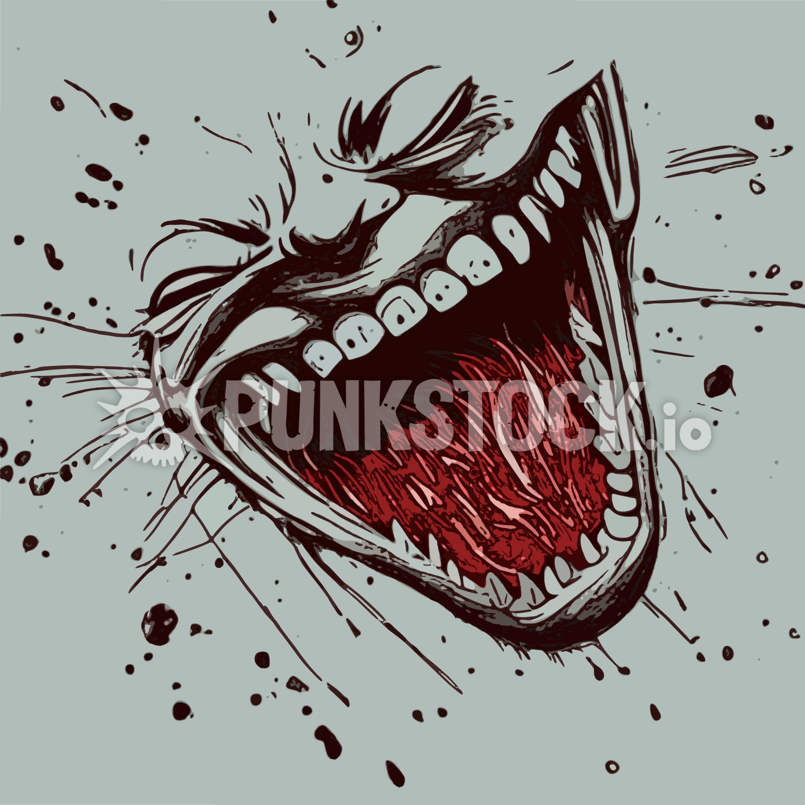 Laugh mouth laughing vector graphic