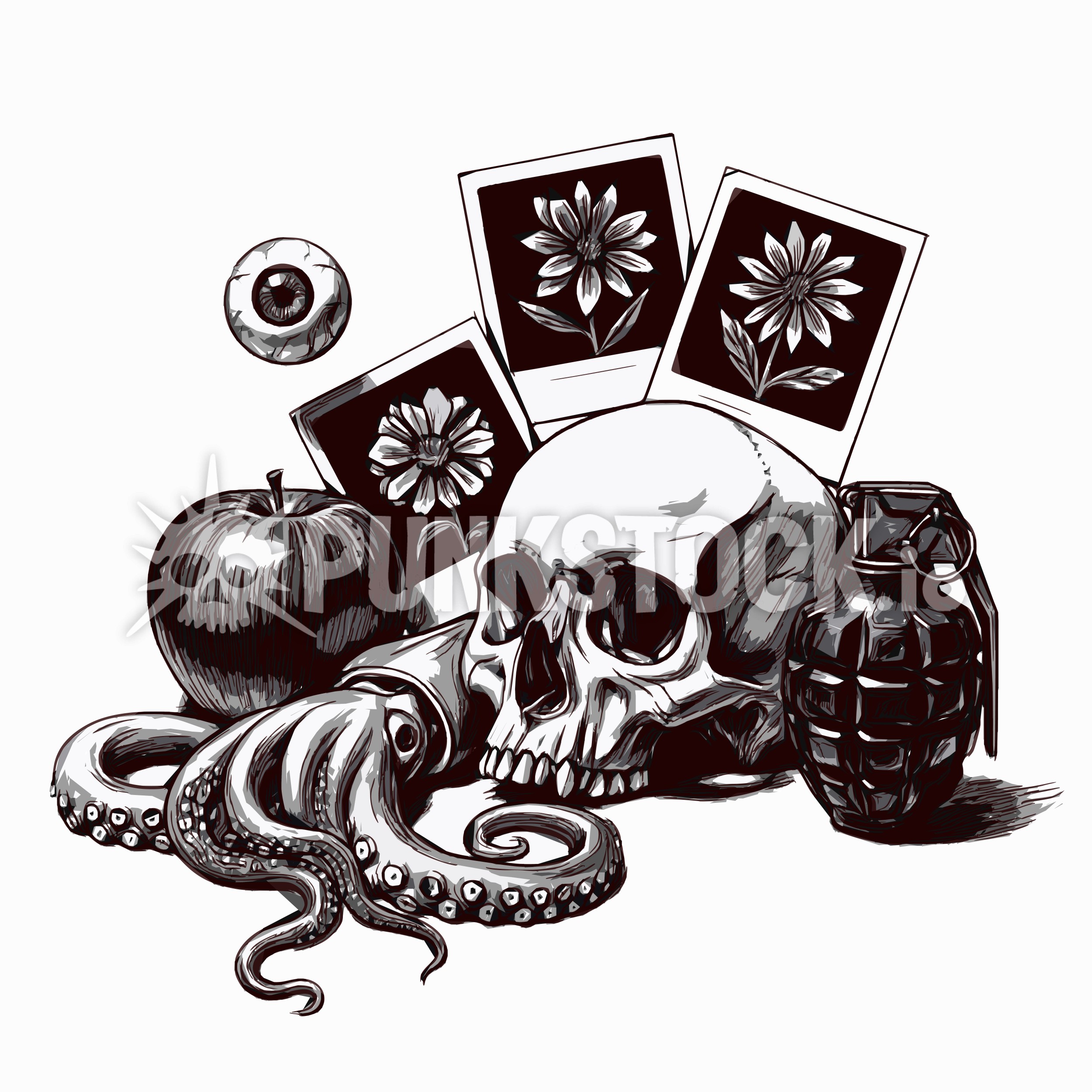 Tentacle tentacles octopus vector graphic