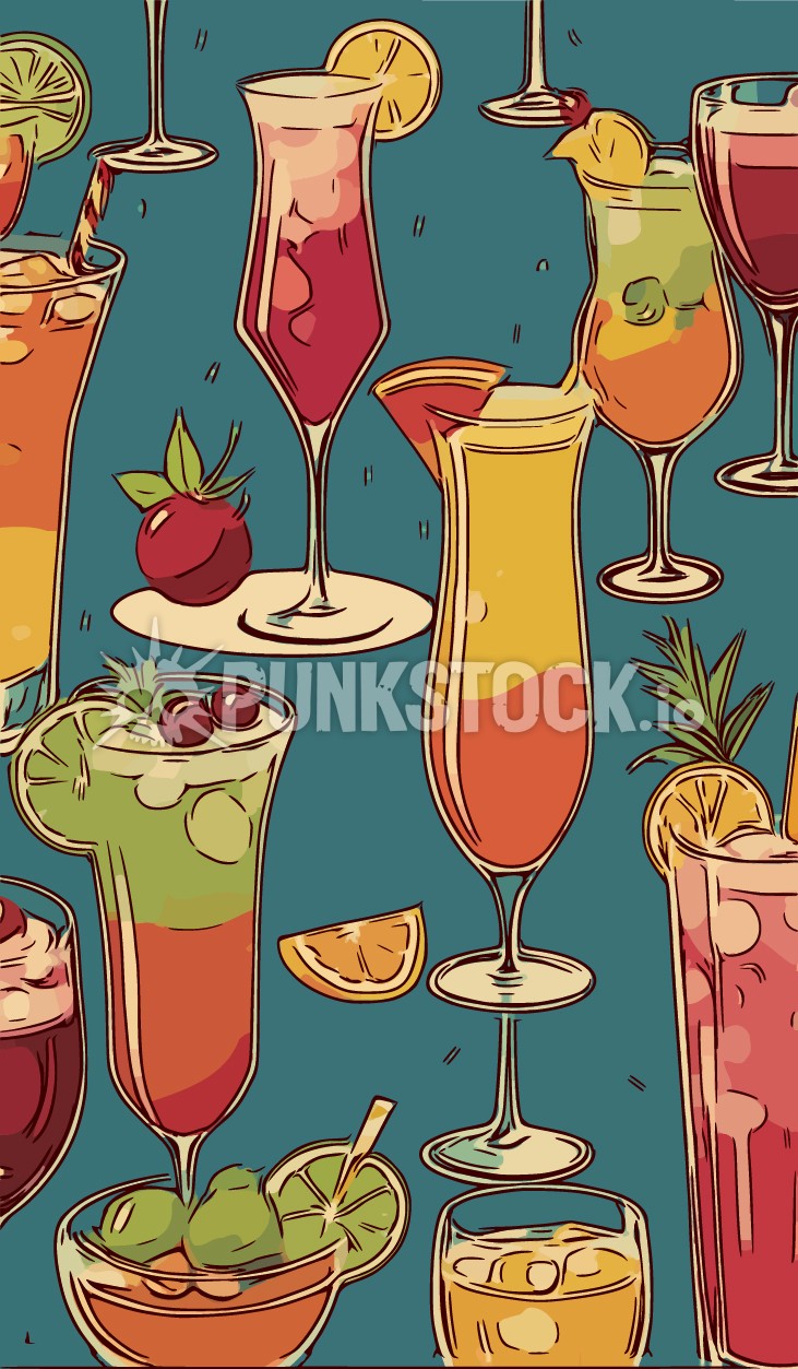 Cocktail cocktails drinks vector graphic