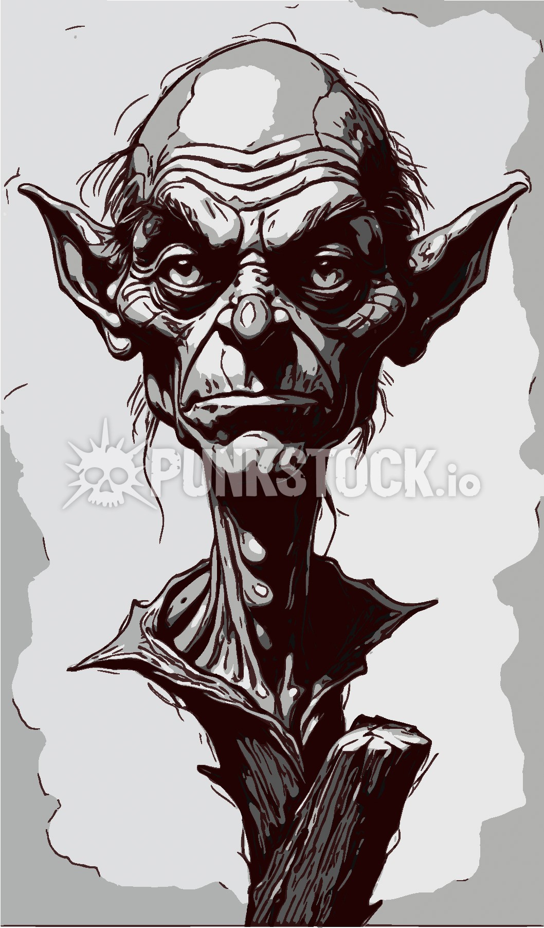 Pointy ears goblin goblins vector graphic