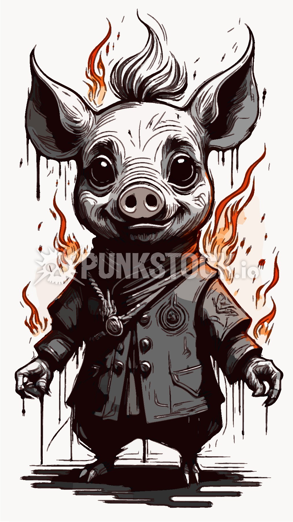 Pig pigs mask vector graphic