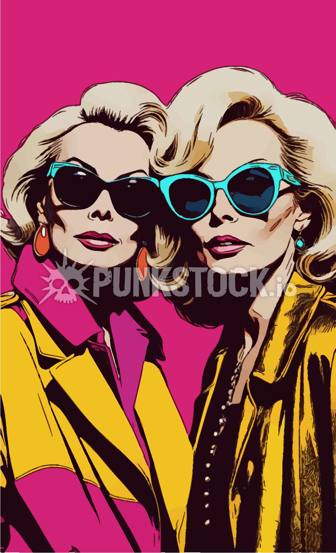 Glamour glamorous sunglasses vector graphic