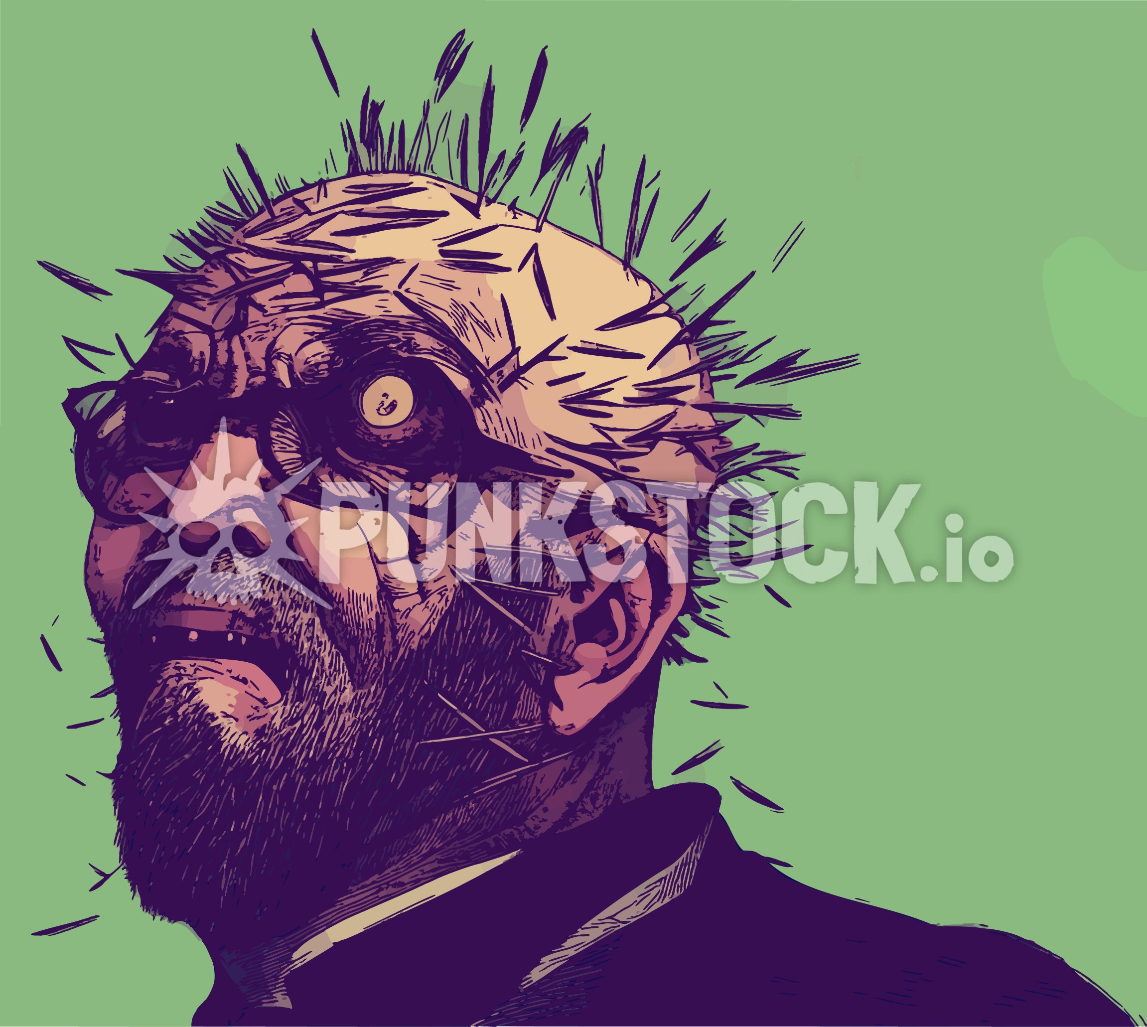 Guy man face vector graphic