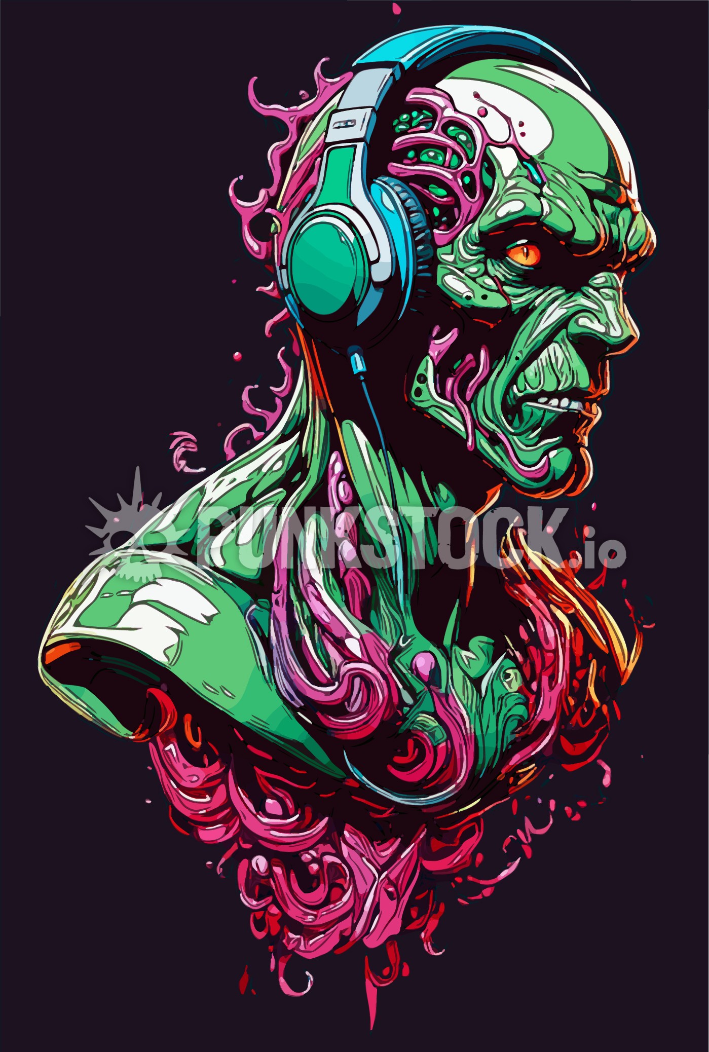 Man guy head vector graphic