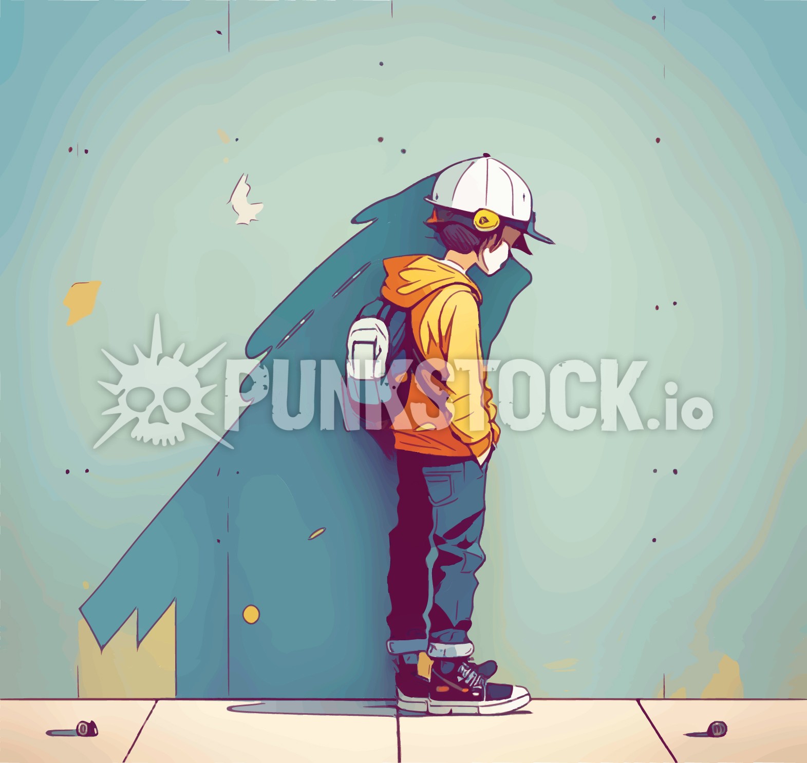 Boy kid teen vector graphic