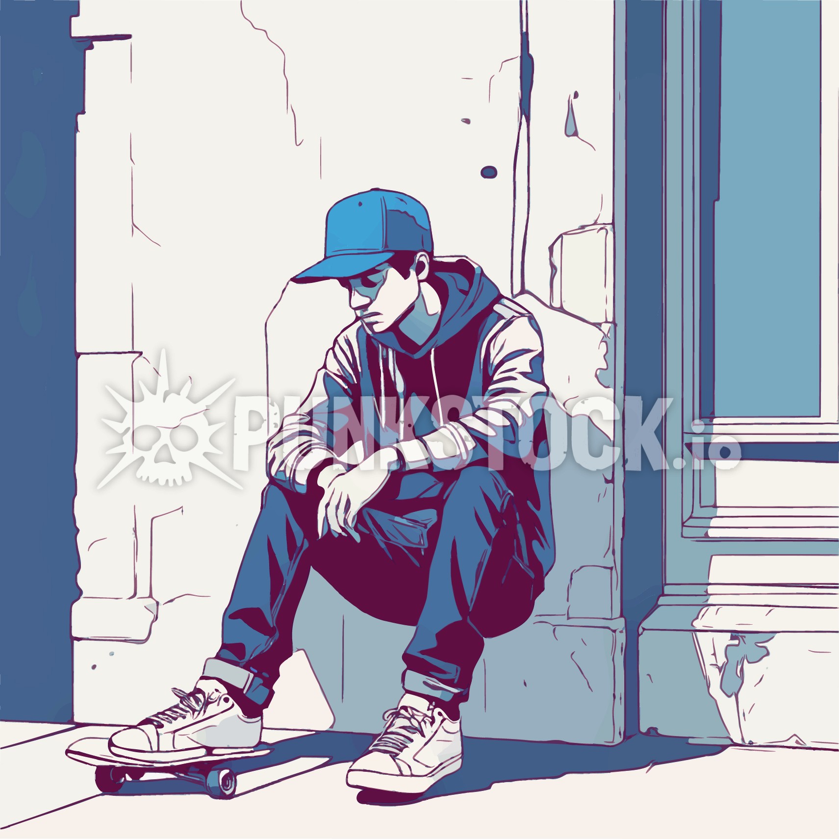 Boy kid teen vector graphic