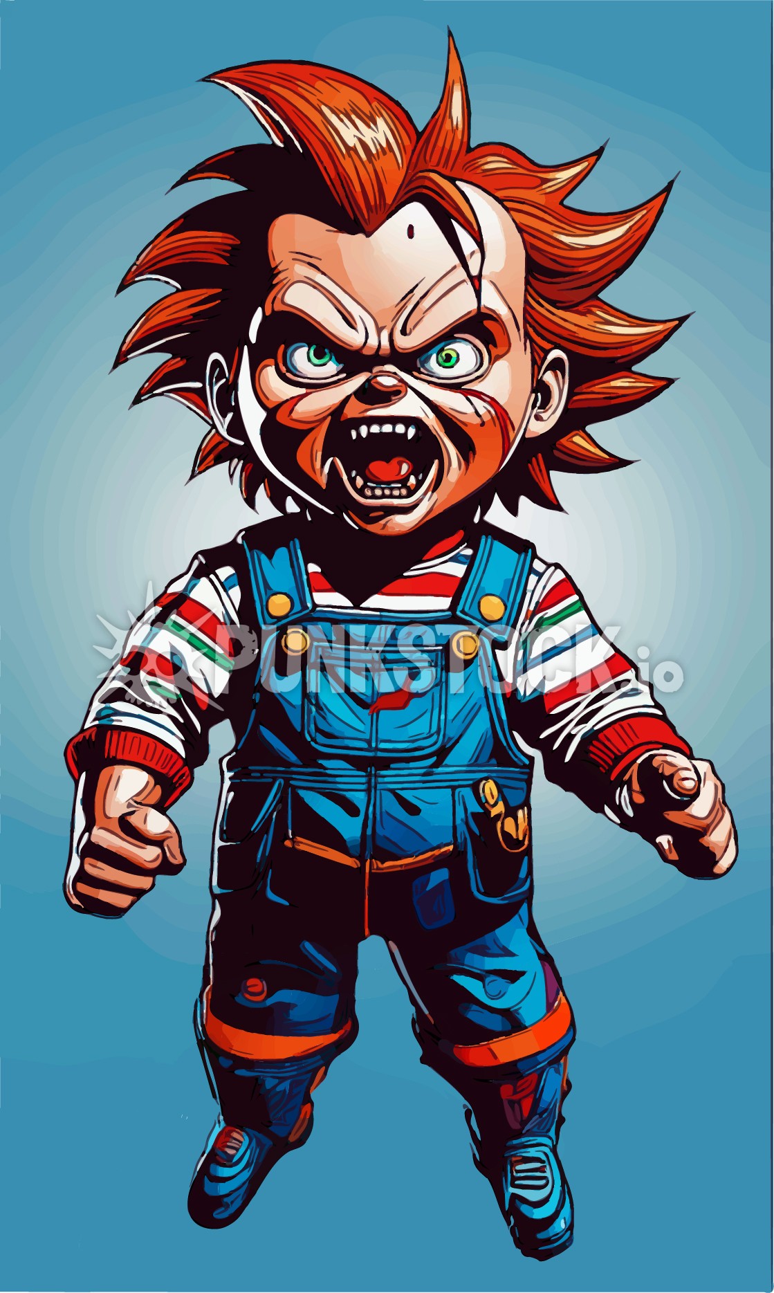 Child's play knife childs play vector graphic