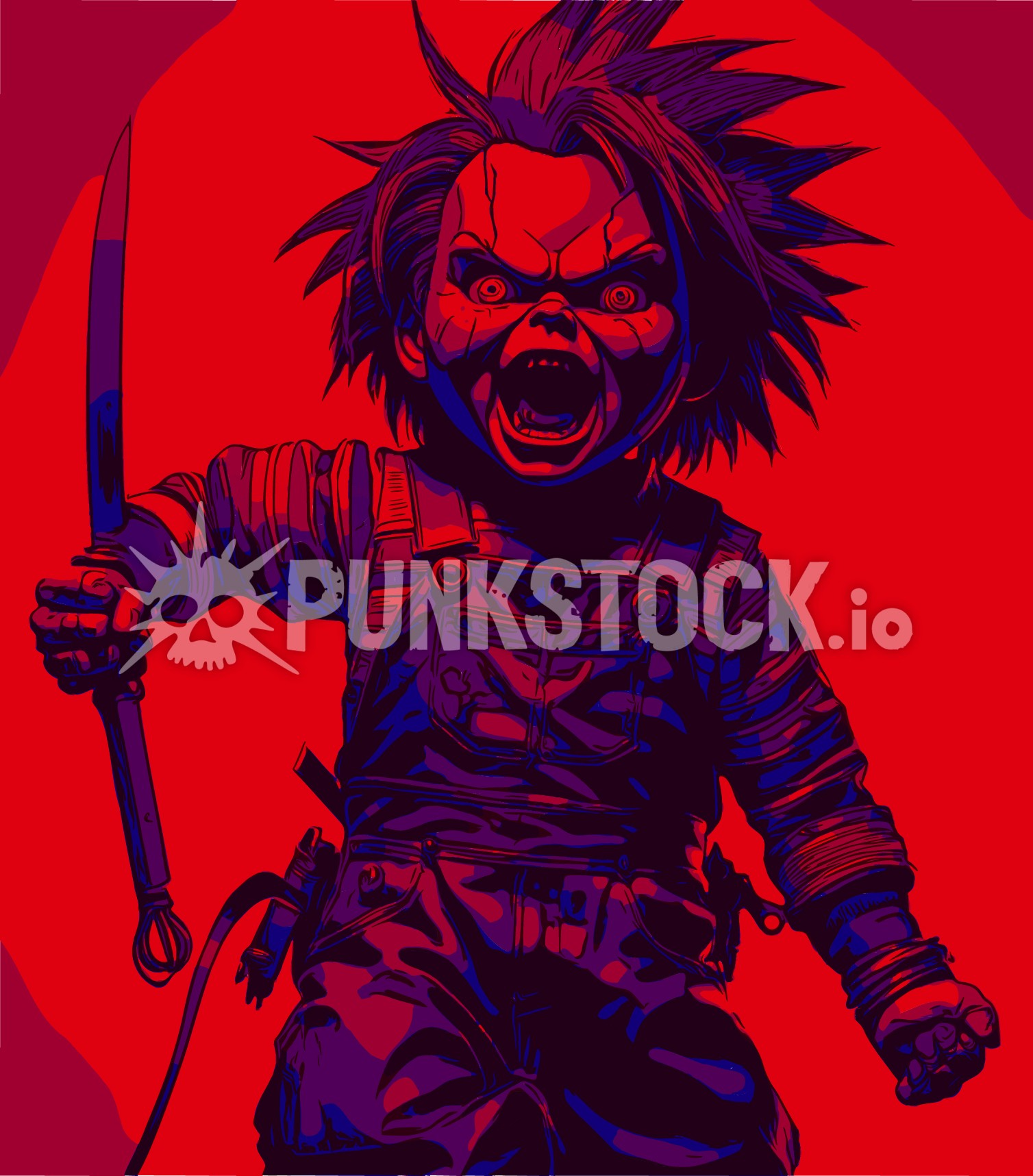 Child's play red childs play vector graphic