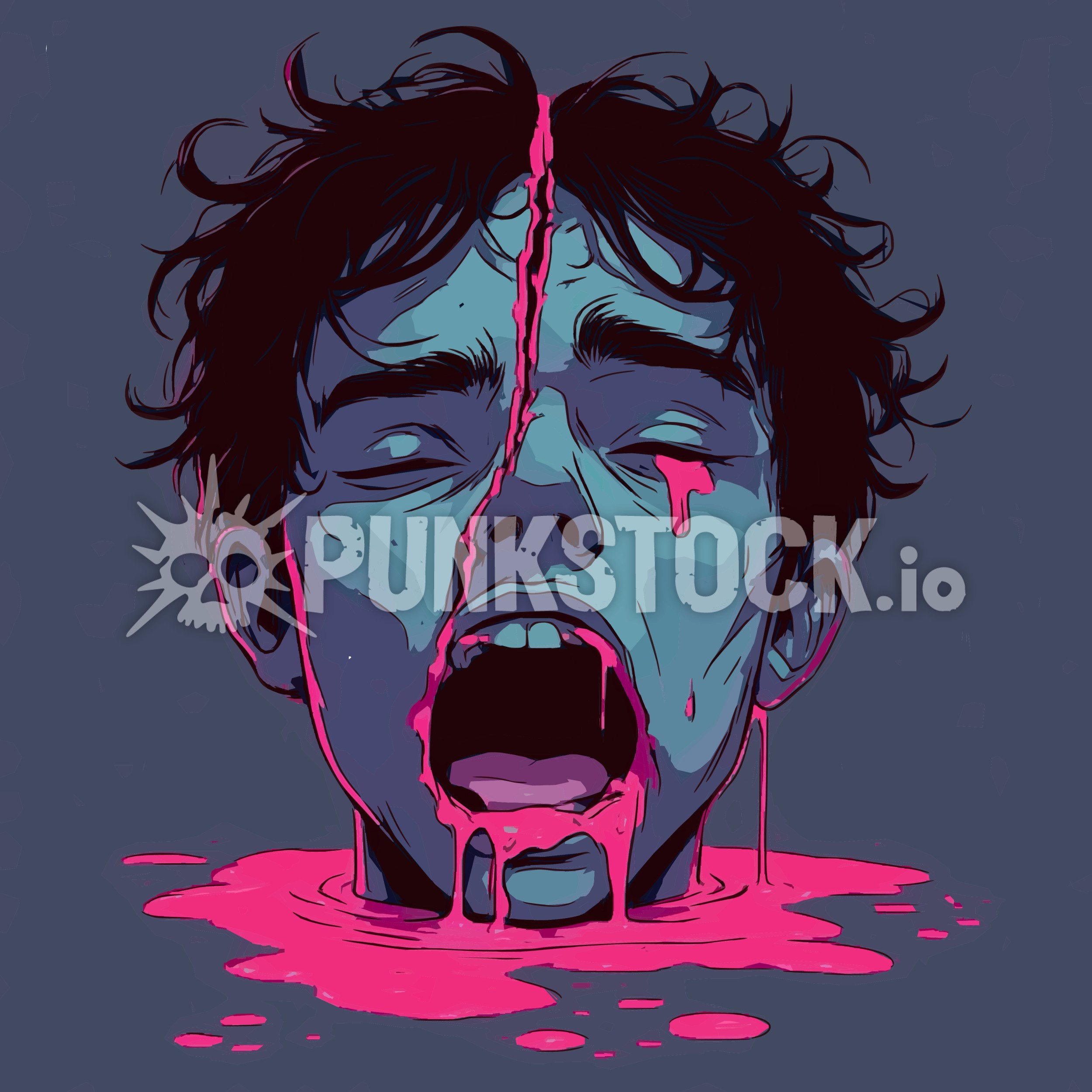 Man guy face vector graphic