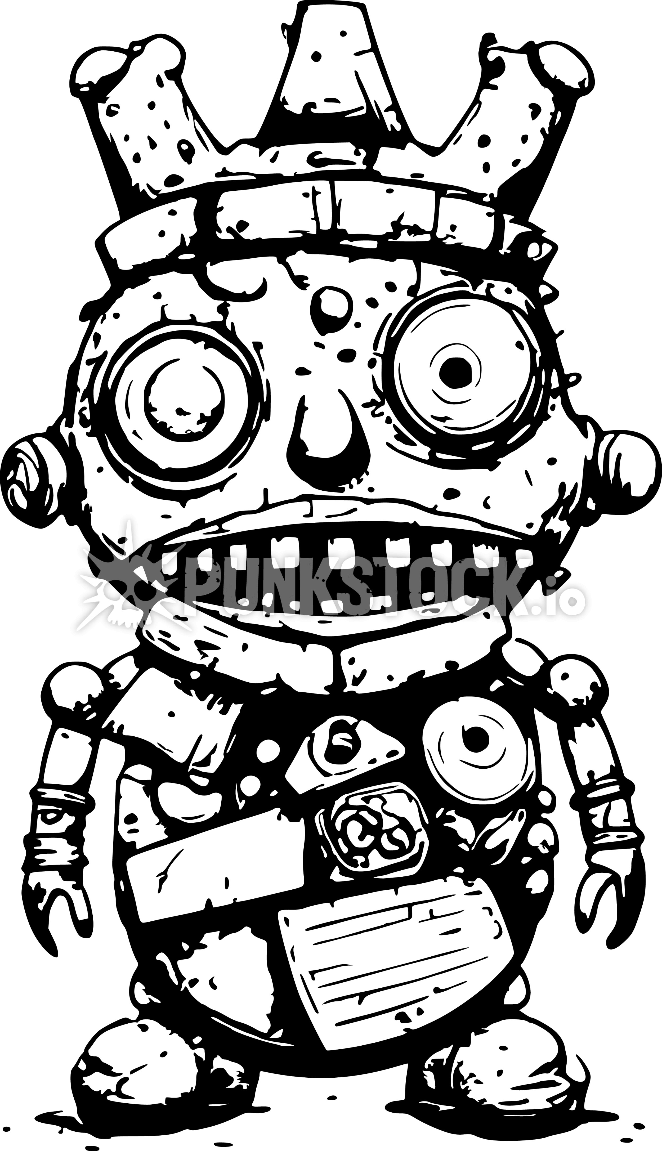 Figurine doll puppet vector graphic