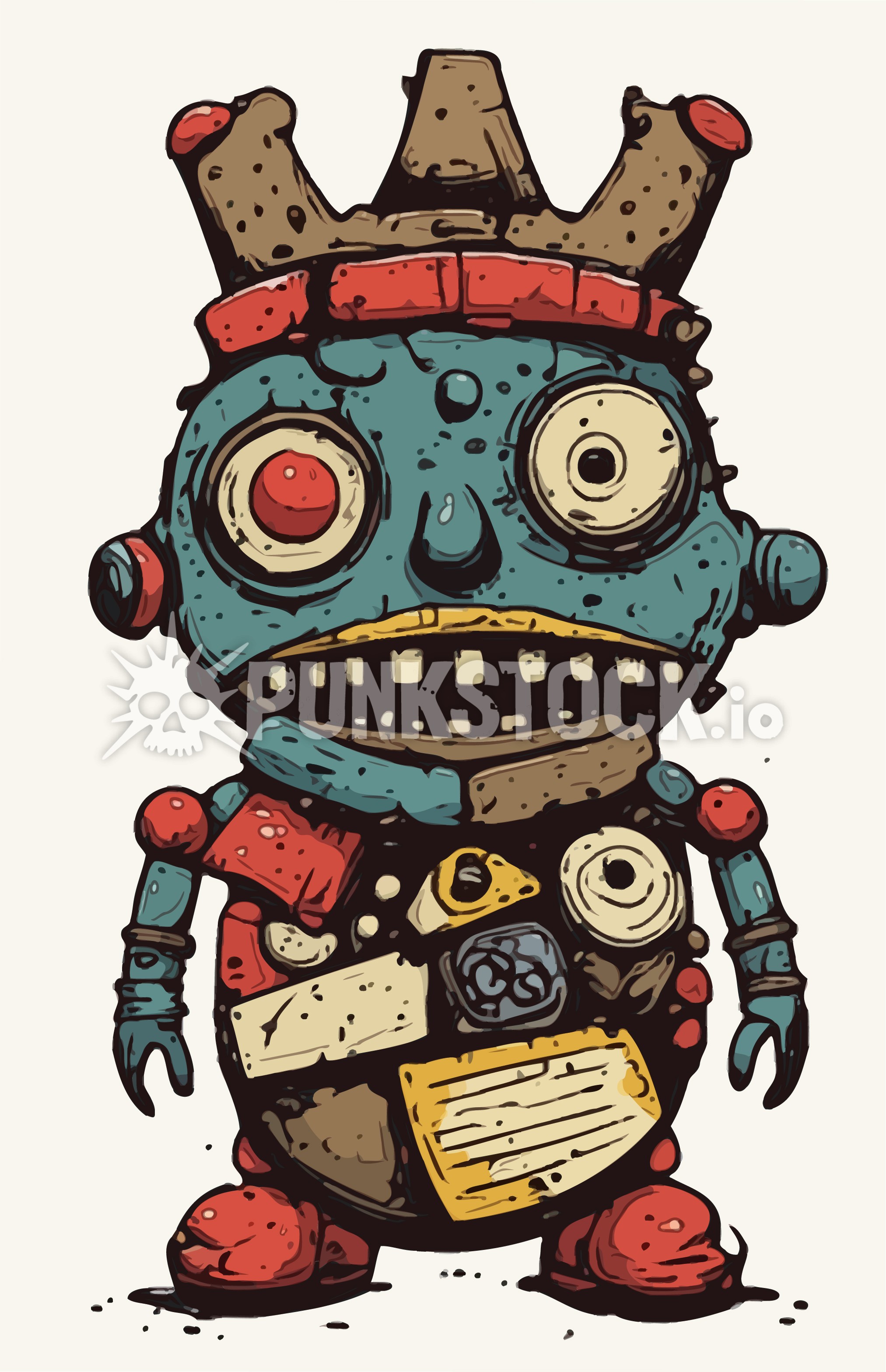 Figurine doll puppet vector graphic