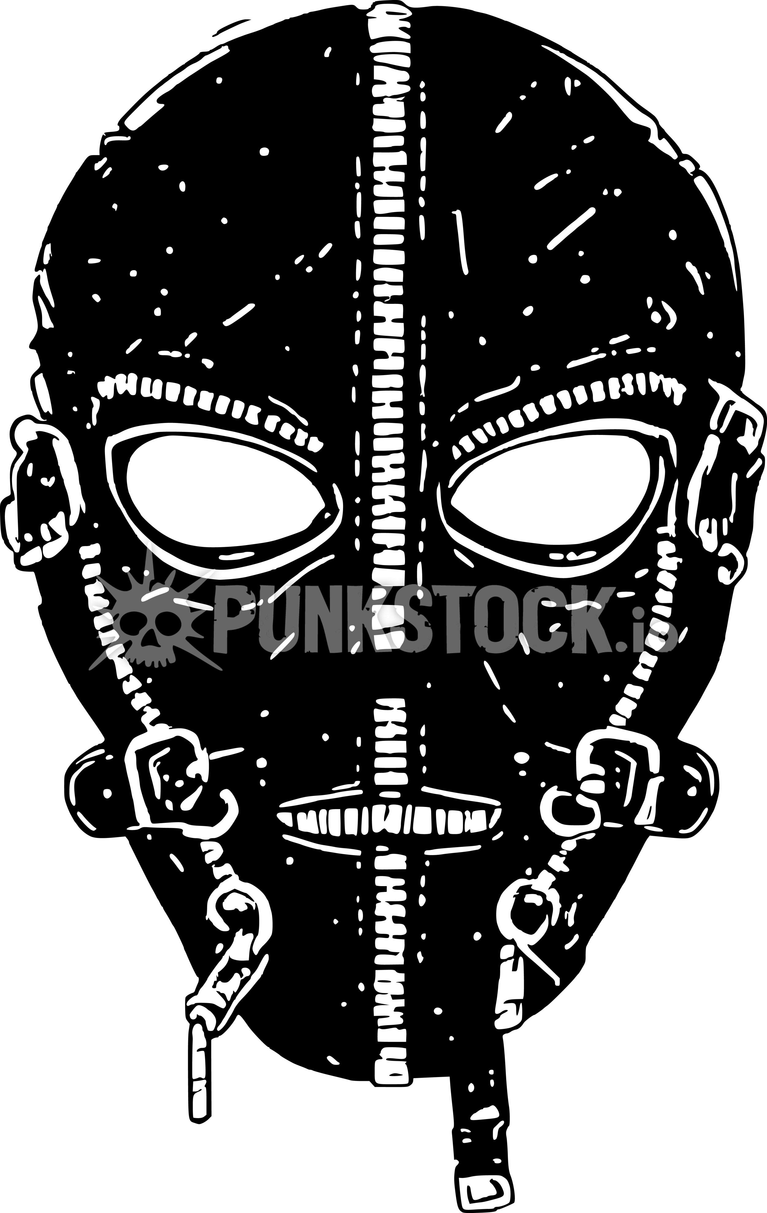 Mask leather gimp vector graphic
