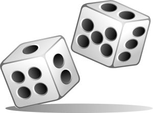 Dice vector graphic