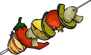 Kebab vector graphic