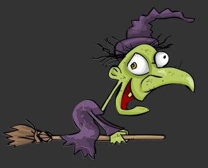 Witch vector graphic