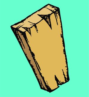 Plank vector graphic