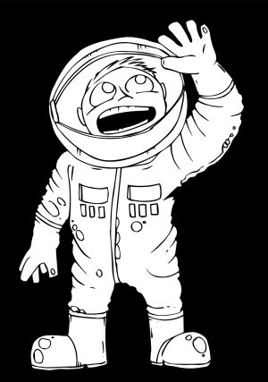 Astronaught vector graphic
