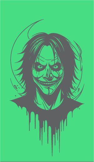 One color print vector graphic