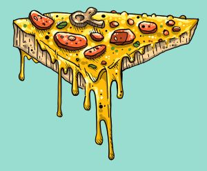 Pizza vector graphic